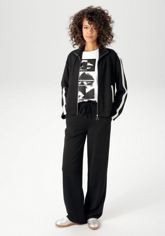 Aniston CASUAL Kort jack met tapes op de steekzakken en lange mouwen nieuwe collectie - Foto 6