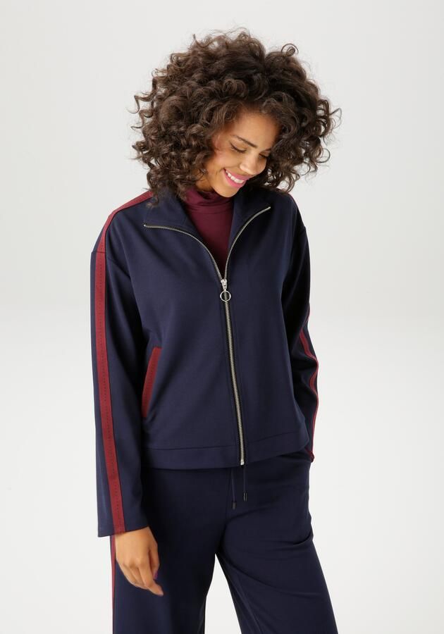 Aniston CASUAL Kort jack met tapes op de steekzakken en lange mouwen nieuwe collectie - Foto 8