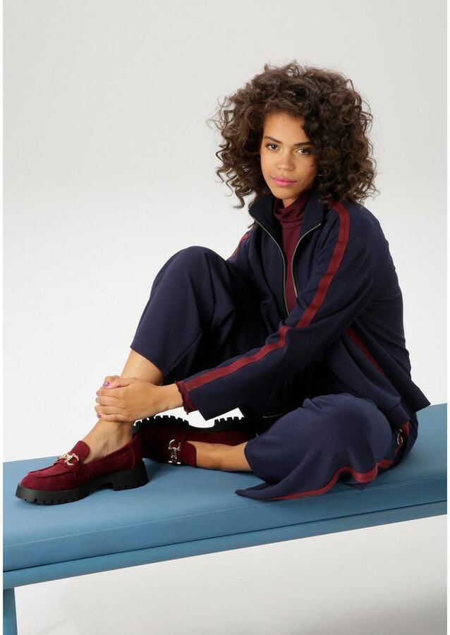 Aniston CASUAL Kort jack met tapes op de steekzakken en lange mouwen nieuwe collectie - Foto 3