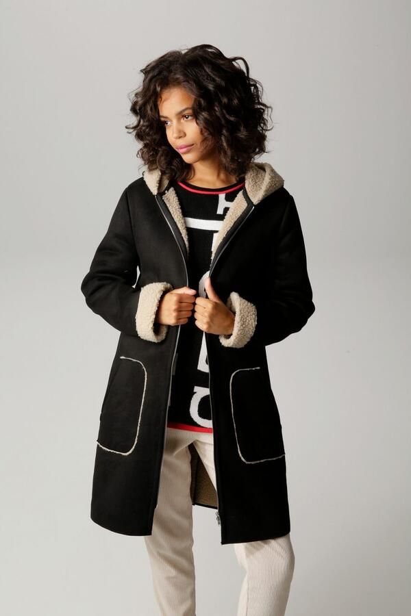 Aniston CASUAL Korte jas met een capuchon - Foto 6