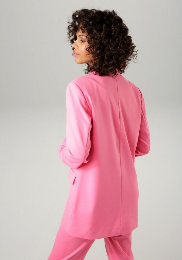 Aniston CASUAL Lange blazer met reverskraag - Foto 3