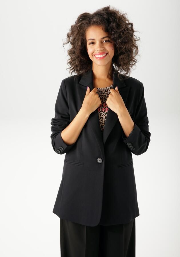 Aniston CASUAL Lange blazer met reverskraag nieuwe collectie - Foto 10