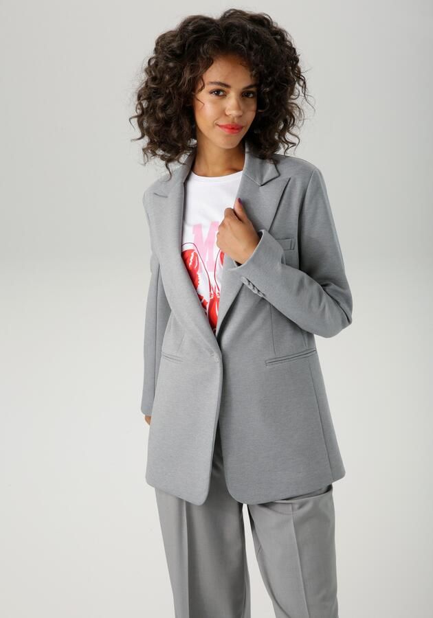 Aniston CASUAL Lange blazer met reverskraag nieuwe collectie - Foto 13