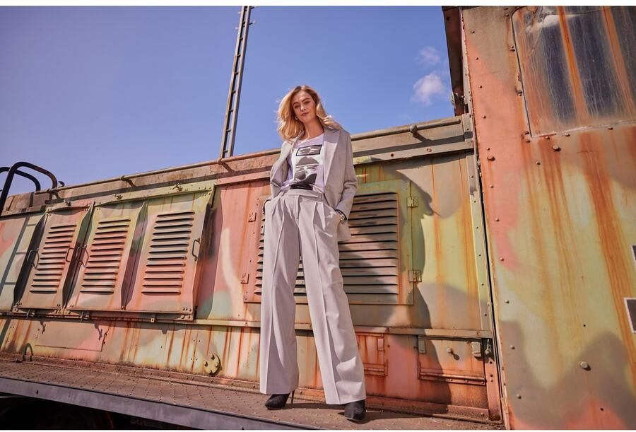 Aniston CASUAL Lange blazer met reverskraag nieuwe collectie - Foto 7