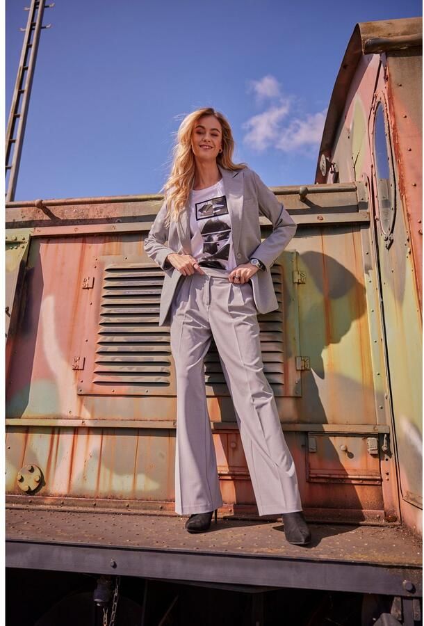 Aniston CASUAL Lange blazer met reverskraag nieuwe collectie - Foto 9