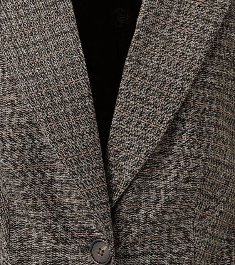 Aniston CASUAL Lange blazer met stijlvol ruitdessin nieuwe collectie