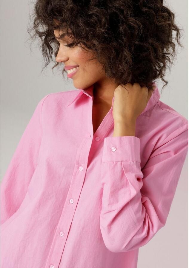 Aniston CASUAL Lange blouse met korte zijsplitten - Foto 2