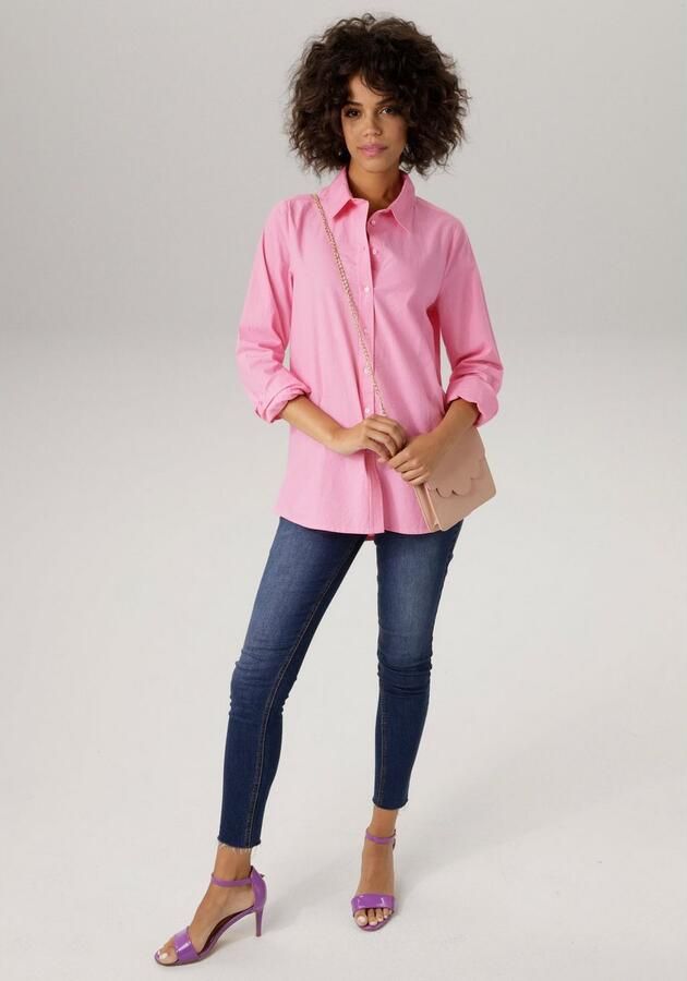 Aniston CASUAL Lange blouse met korte zijsplitten - Foto 3