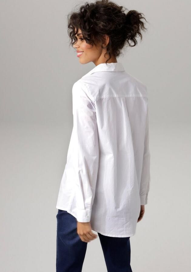 Aniston CASUAL Lange blouse met korte zijsplitten - Foto 2