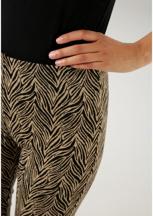 Aniston CASUAL Legging in zebra-look of ruitpatroon beide zijn chic - Foto 2