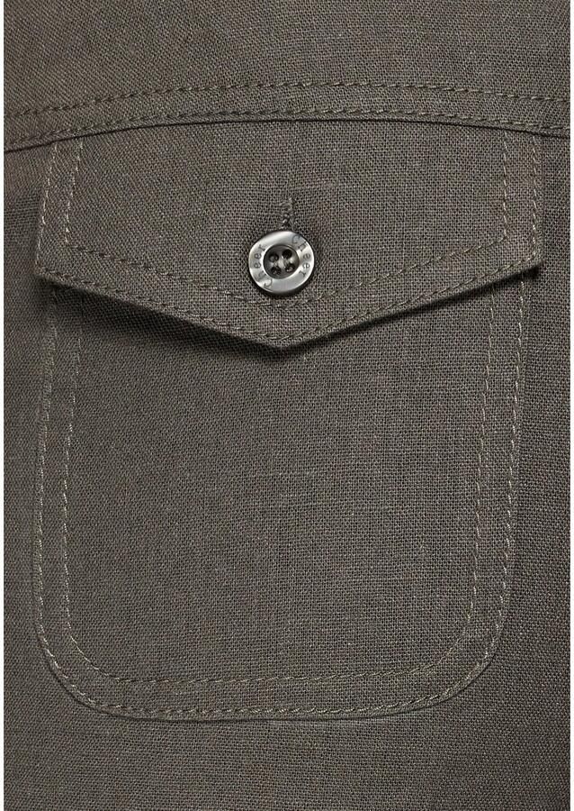 Aniston CASUAL Linnen broek met bindstrik