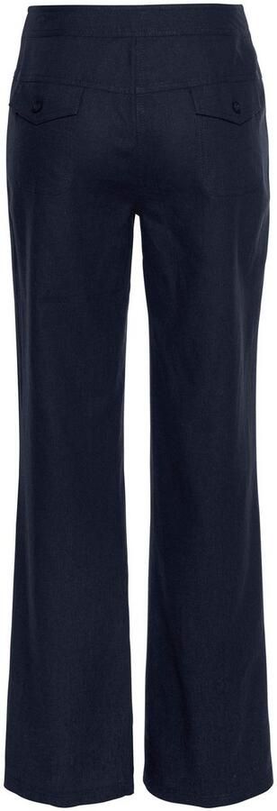 Aniston CASUAL Linnen broek met bindstrik - Foto 5