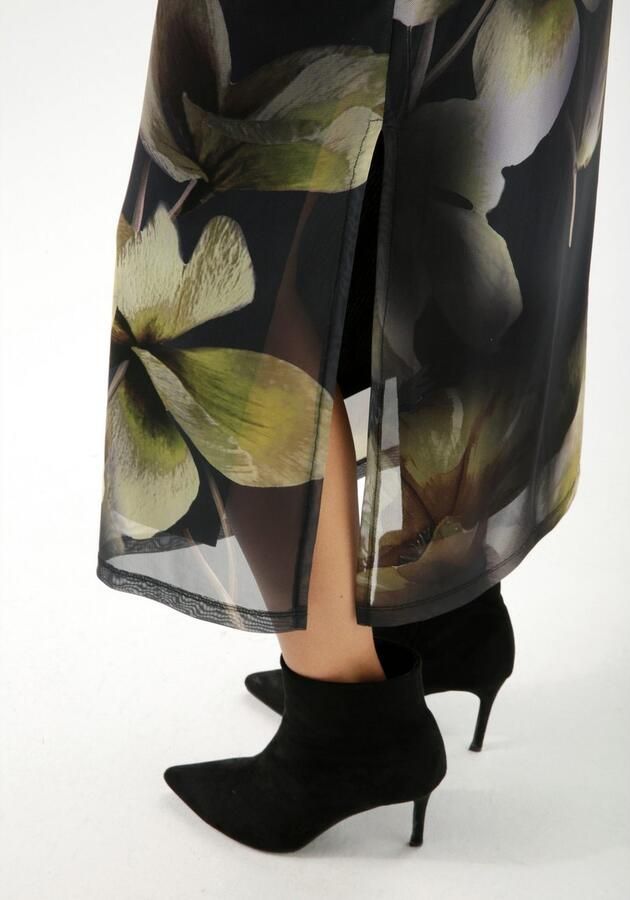 Aniston CASUAL Maxi-jurk bedrukt met grootvlak batikbloe nieuwe collectie - Foto 3