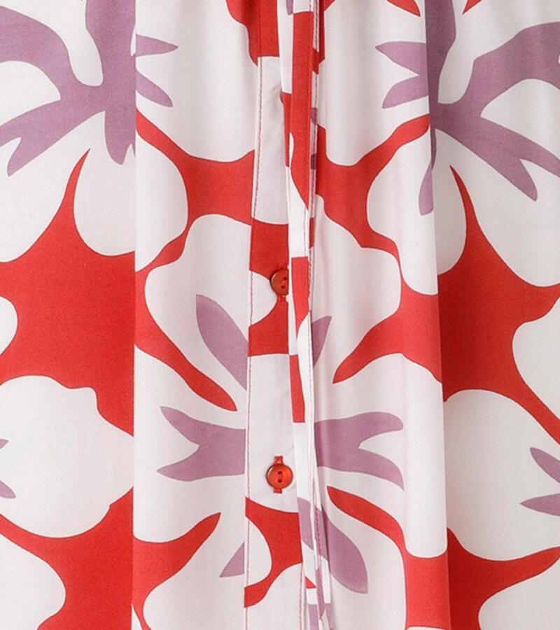 Aniston CASUAL Maxi-jurk bedrukt met grootvlak grafische bloe nieuwe collectie