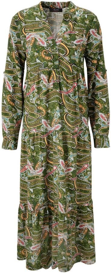 Aniston CASUAL Maxi-jurk bedrukt met kleurrijke paisley-patroon nieuwe collectie - Foto 6