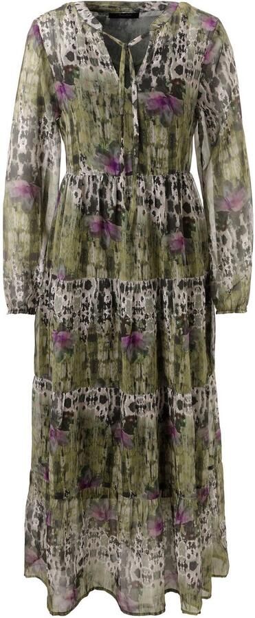 Aniston CASUAL Maxi-jurk met batik-bloe in grafische print nieuwe collectie (Met onderjurk) - Foto 7