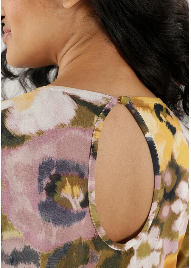 Aniston CASUAL Maxi-jurk met bloemenprint in batik-look elk stuk is uniek - Foto 2