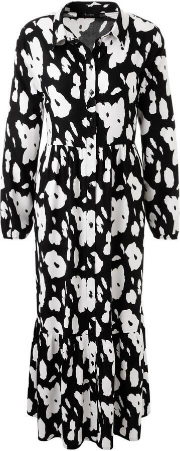 Aniston CASUAL Maxi-jurk met contrasterende bloe print nieuwe collectie - Foto 6