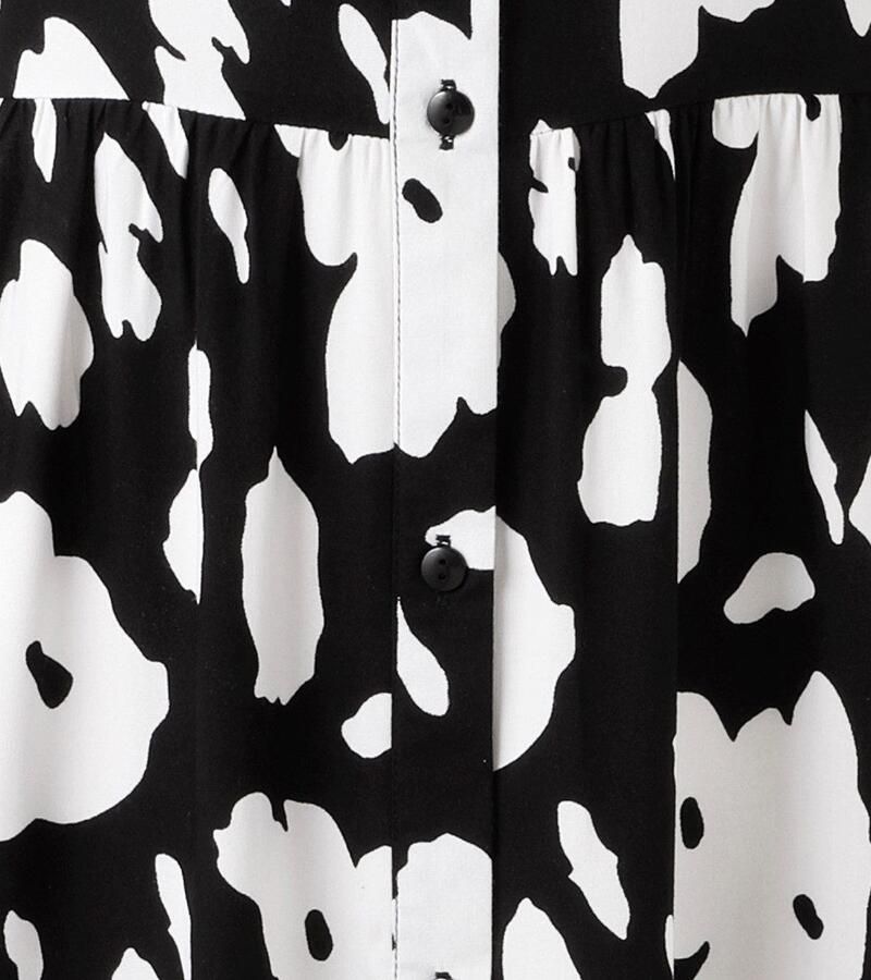 Aniston CASUAL Maxi-jurk met contrasterende bloe print nieuwe collectie