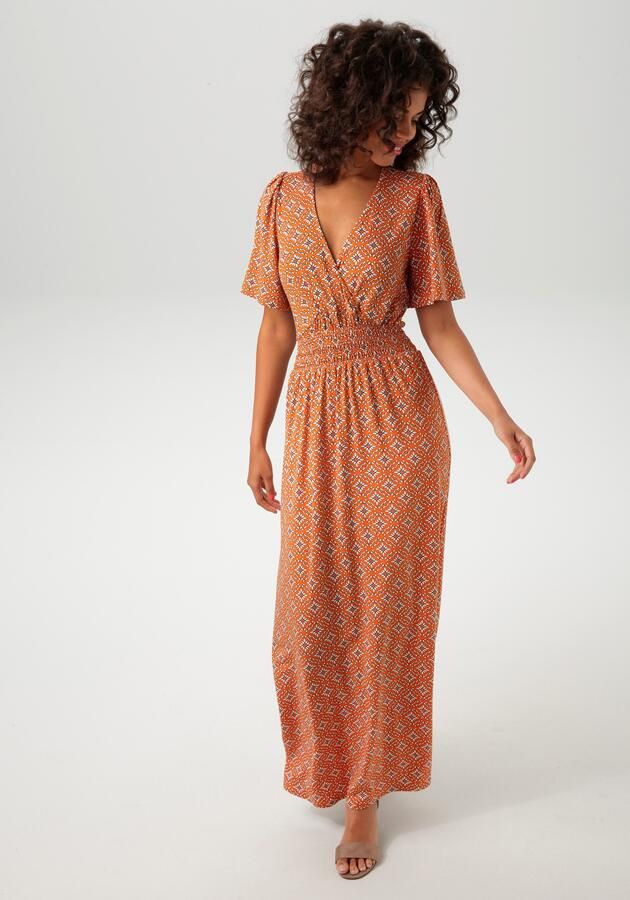 Aniston CASUAL Maxi-jurk met extravagante grafische patronen - Foto 7