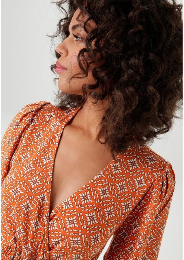 Aniston CASUAL Maxi-jurk met extravagante grafische patronen - Foto 3