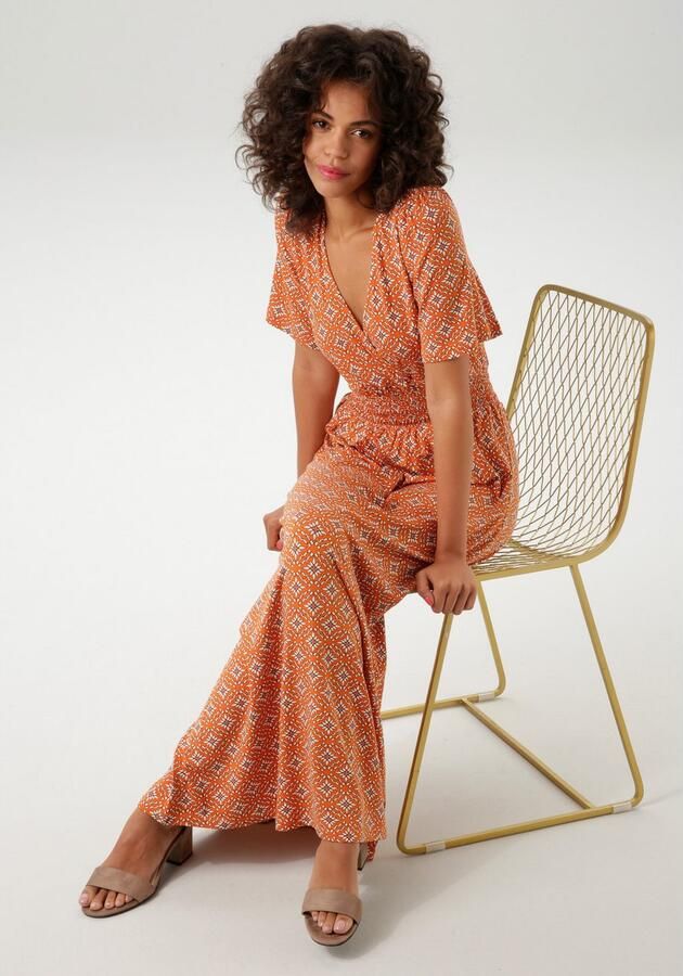 Aniston CASUAL Maxi-jurk met extravagante grafische patronen - Foto 5