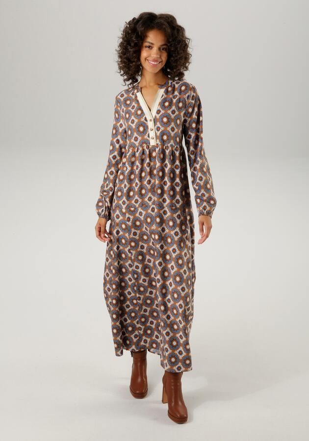 Aniston CASUAL Maxi-jurk met fantasierijke mandala-print - Foto 8