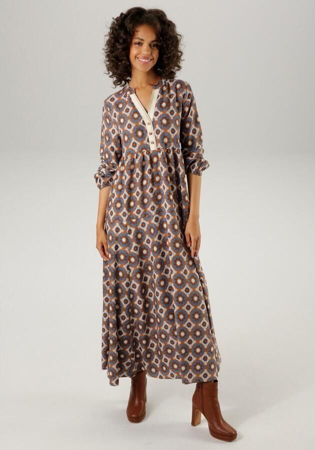 Aniston CASUAL Maxi-jurk met fantasierijke mandala-print - Foto 4
