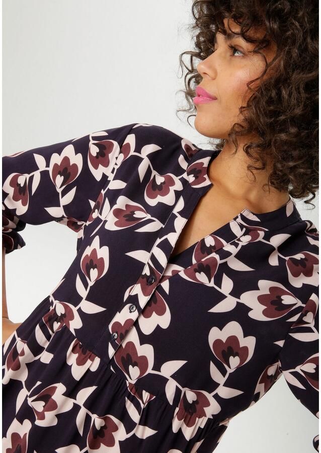 Aniston CASUAL Maxi-jurk met grafische bloe bedrukt elk deel uniek nieuwe collectie - Foto 2