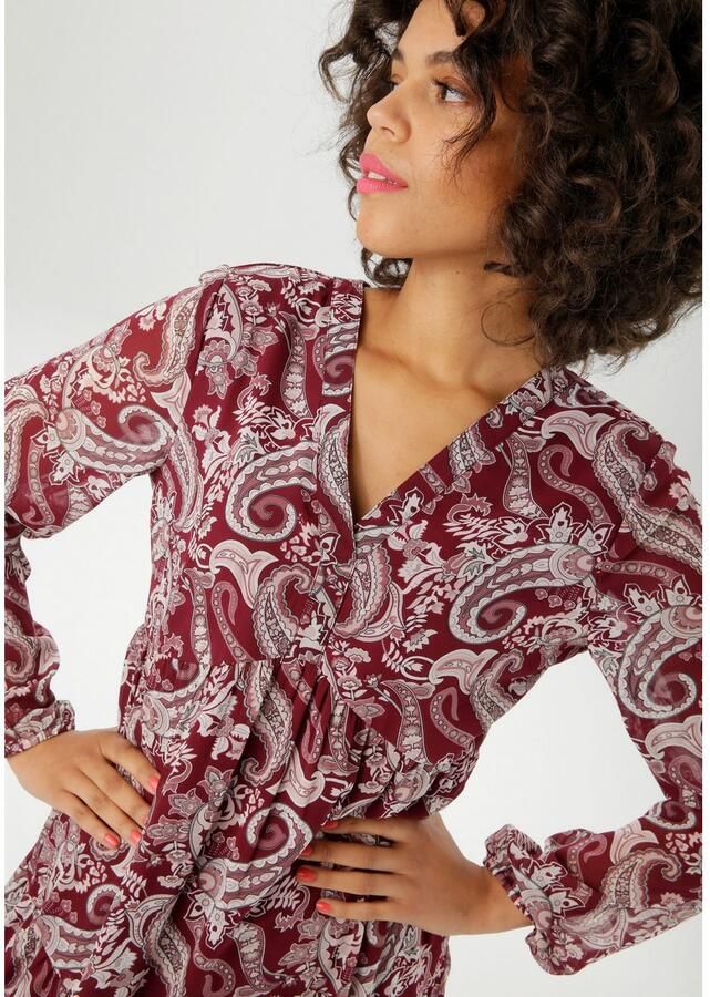 Aniston CASUAL Maxi-jurk met kleurharmonisch paisley-patroon nieuwe collectie - Foto 2