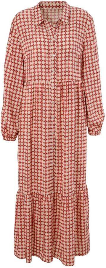 Aniston CASUAL Maxi-jurk met kleurharmonisch retro-patroon - Foto 6