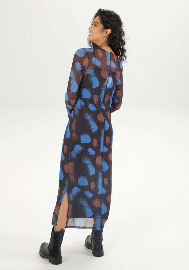Aniston CASUAL Maxi-jurk met kleurharmonische grafische print (Met jersey onderjurk) - Foto 3