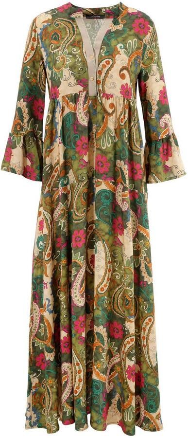 Aniston CASUAL Maxi-jurk met kleurrijke bloemen- en paisley-print - Foto 6