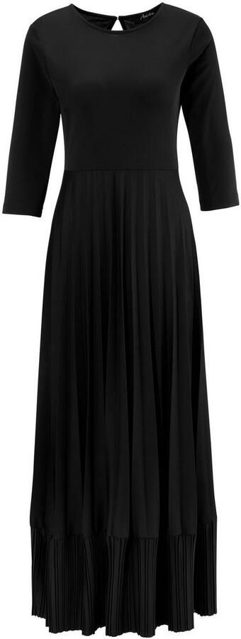 Aniston CASUAL Maxi-jurk Rok met volant van plissé - Foto 4