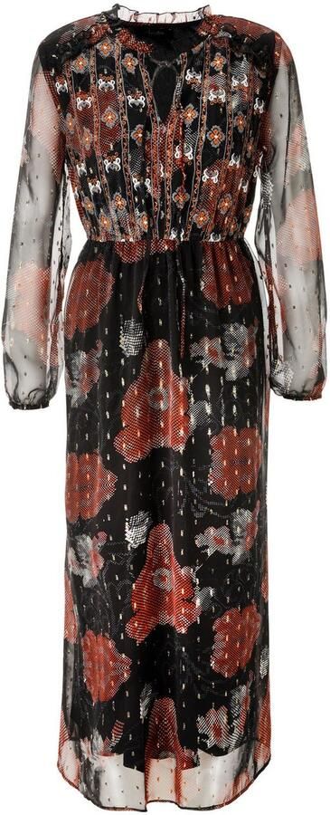 Aniston CASUAL Maxi-jurk uitgebreid geborduurd en versierd met glitterdraden nieuwe collectie - Foto 6