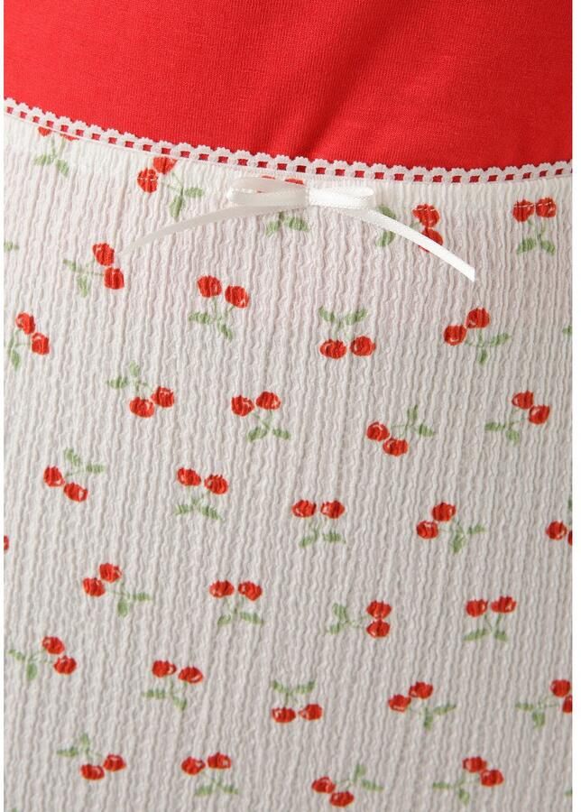 Aniston CASUAL Maxirok overal bedrukt met kersen - Foto 2