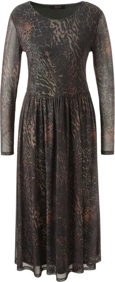 Aniston CASUAL Midi-jurk met fantasierijke dierenprint nieuwe collectie - Foto 7