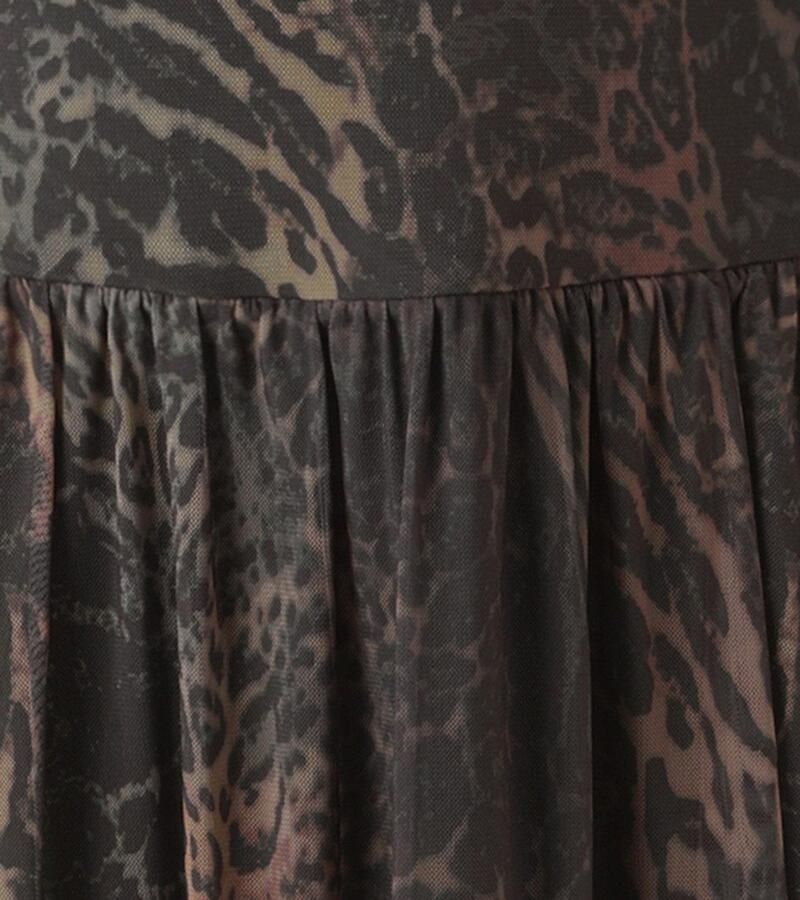 Aniston CASUAL Midi-jurk met fantasierijke dierenprint nieuwe collectie