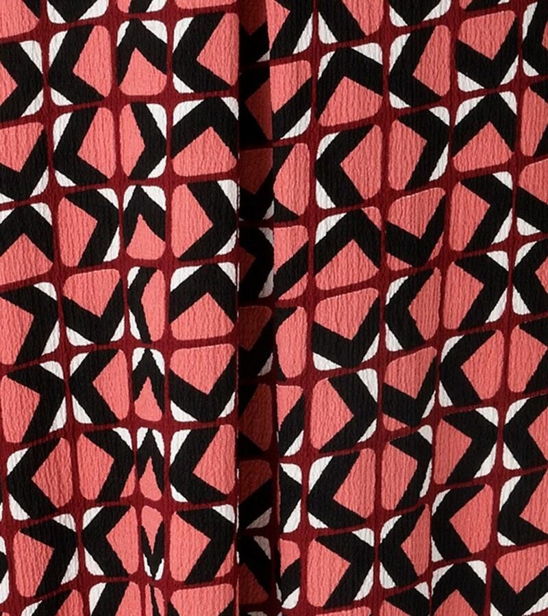 Aniston CASUAL Midi-jurk met grafisch retro-patroon elk deel uniek nieuwe collectie