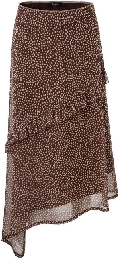 Aniston CASUAL Midirok in asymmetrische a-lijn vorm nieuwe collectie - Foto 6