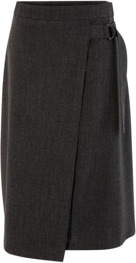 Aniston CASUAL Midirok met decoratieve gesp en bindband - Foto 7