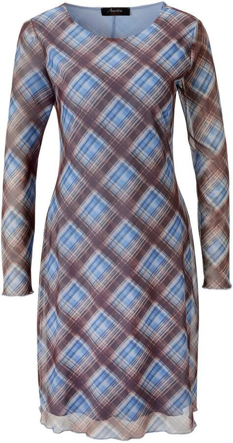 Aniston CASUAL Mini-jurk in extravagante ruitdessin nieuwe collectie - Foto 6