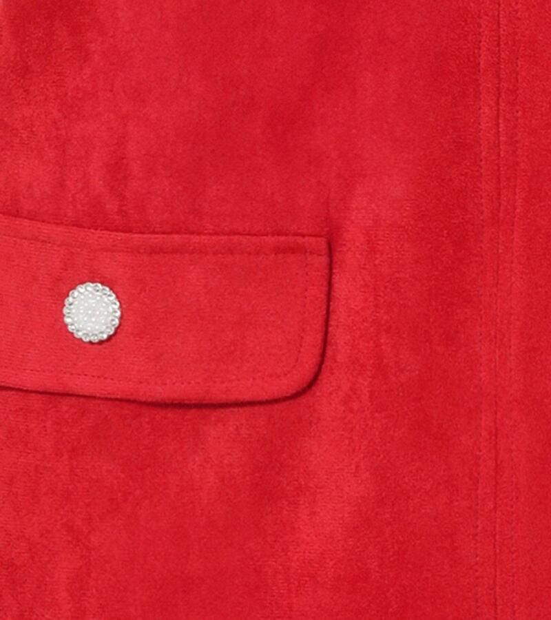 Aniston CASUAL Mini-jurk van elastisch velours in suède-look