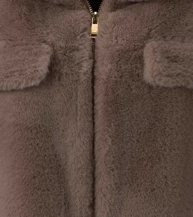 Aniston CASUAL Mouwloos pluchen vest in trendy kleurenpalet nieuwe collectie