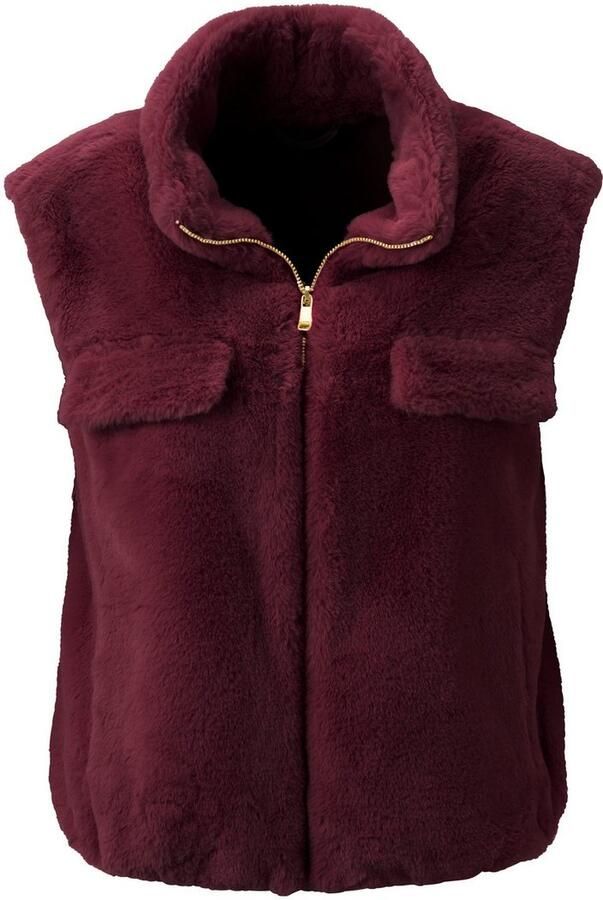 Aniston CASUAL Mouwloos pluchen vest in trendy kleurenpalet nieuwe collectie - Foto 10