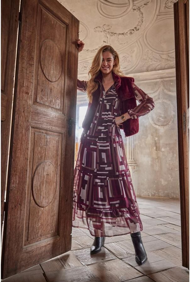 Aniston CASUAL Mouwloos pluchen vest in trendy kleurenpalet nieuwe collectie - Foto 7