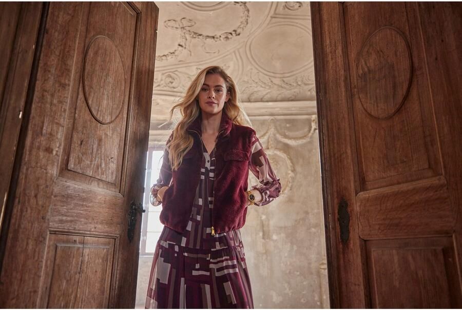 Aniston CASUAL Mouwloos pluchen vest in trendy kleurenpalet nieuwe collectie - Foto 8