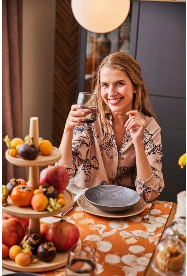 Aniston CASUAL Overhemdblouse bedrukt met luipaarden elk stuk is uniek nieuwe collectie - Foto 7