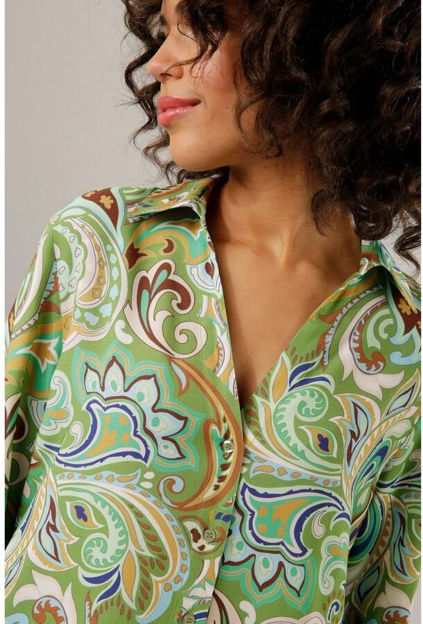 Aniston CASUAL Overhemdblouse grafische paisley-patroon elk stuk is uniek - Foto 2