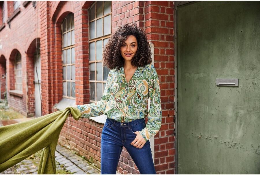 Aniston CASUAL Overhemdblouse grafische paisley-patroon elk stuk is uniek - Foto 4